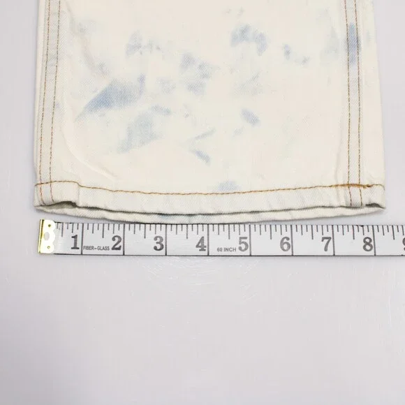 Re/Done NWD Jeans Size 26 US 90s High Rise Loose Sunbleached Off-White / Blue